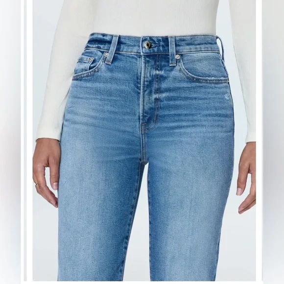 Pistola Charlie HR Straight Jeans | Rhythm Vintage Wash | Size 26 | Like New - Picture 4 of 9